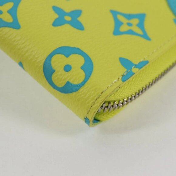 LOUIS VUITTON Playground Zippy Wallet Vertical Wallet Yellow M82005 Auth 115226M - Picture 7 of 14